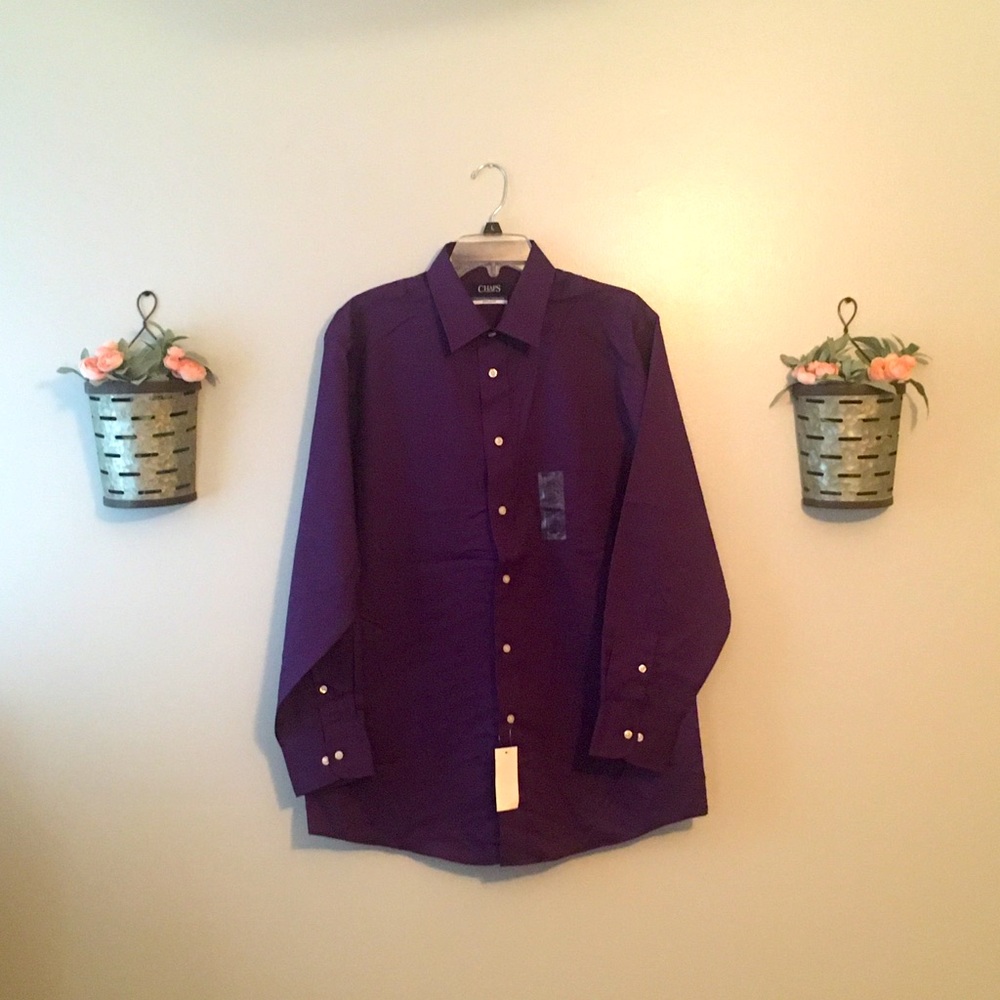 Chaps; long sleeve men’s dress shirt